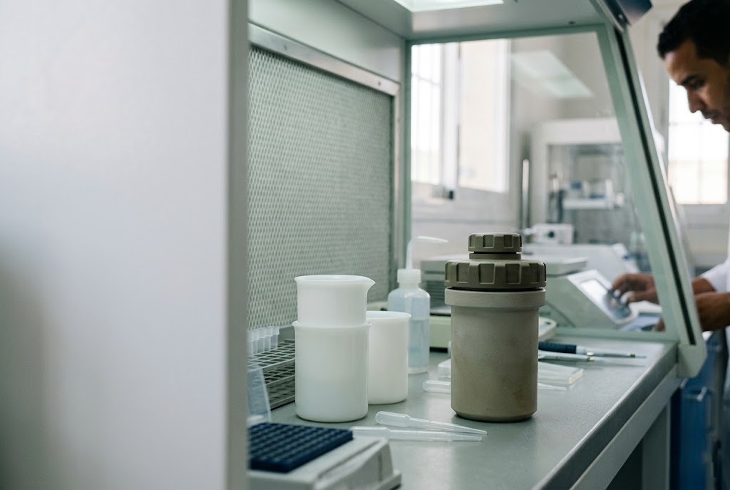 Illustration éditoriale : Terres rares dans les phosphates : analyse traces sans contamination | PRELAB
